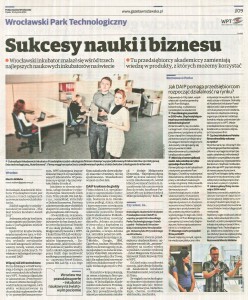 20140110 - Artykuł w Gazeta Wrocławska